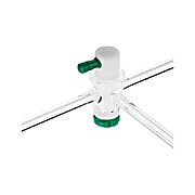 T-Bore Capillary Arms PTFE Plug Stopcocks