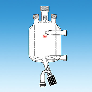 Pressure Reactor, One-Piece, Jacketed, Bottom Outlet