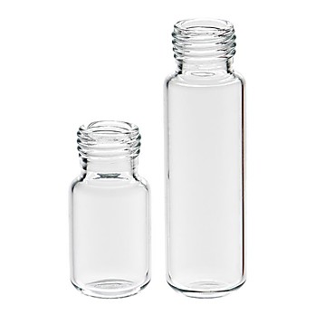 Clear Autosampler Headspace Vials, 18mm Thread