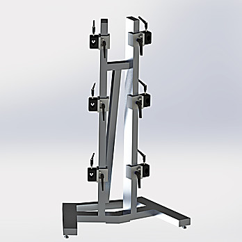 Scale-Up Series™ Bench Top Dual Reactor Stand