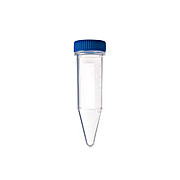 REACTION TUBE, 5 ML, PP, NATURAL, CONICAL, BLUE SCREW CAP SEPARATE, GRADUATED