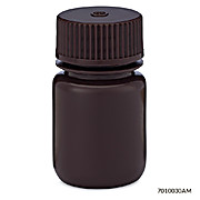 HDPE Wide Mouth Amber Bottles