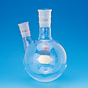 Flask, Round bottom, Two Neck