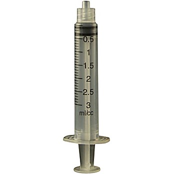 3 cc Luer LockManual Assembled Syringe
