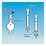 Column, Flash Chromatography, Spherical Joint, Epoxy Coated