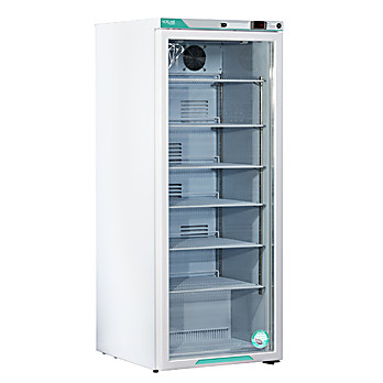 Corepoint Scientific White Diamond Series Glass Door Refrigerator 10.5 Cu. Ft.