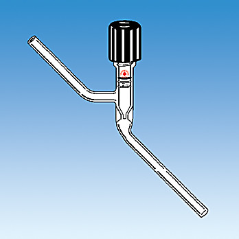 Stopcock, Vacuum, PTFE, Low Hold-Up