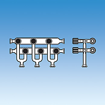 Manifold, Double Tube, O-Ring joint ends