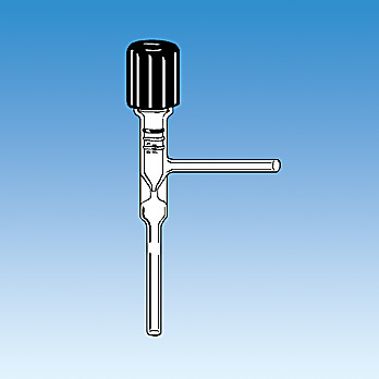Stopcock, Vacuum, PTFE, Easy Action Plug, 90 degrees