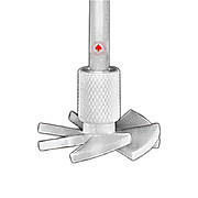 Agitator, PTFE, Turbine, For 10mm Shaft