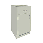Standing Height Base Cabinets, Left Hinged