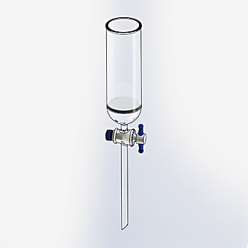 Funnel, Separatory, Cylindrical, 1:5 PTFE Plug