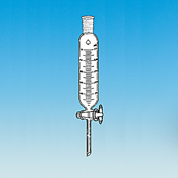 Funnel, Addition, Cylindrical, Graduated,1:5 PTFE plug