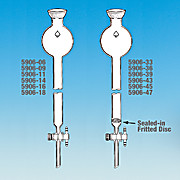 Chromatographic Column, 1:5 PTFE Plug, Flow Control Connection