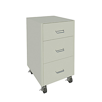 32 3/8" Tall Mobile Cabinets, 3 Drawer