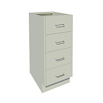 Standing Height Base Cabinets with 4 Drawers