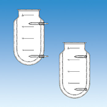 Flask, Reaction, Cylindrical, Jacketed