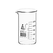 Borosilicate Glass Spout, Graduated Beakers, tall form