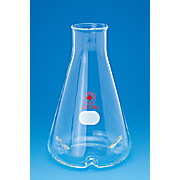 Shake Flask, Side Baffles, Beaded Neck