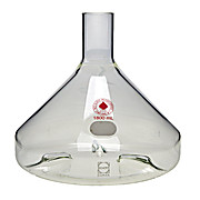 Fernbach Flask, Baffled, Plain Neck