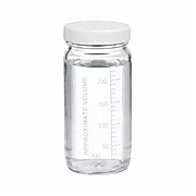 Graduated Valumetric™ Bottles: With White PP Cap With Polyvinyl Liner, 8oz
