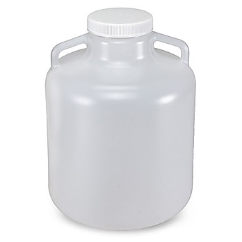 Wide Mouth, Round Carboys with Handles, LDPE