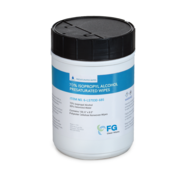 Presaturated Canister 70% Alcohol Wipes -6"x8.5" - 100 Wipes/Canister
