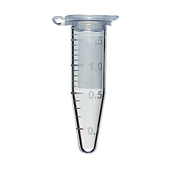 1.5 mL Easy-Click Graduated Microcentrifuge Tubes, Small Cap, Clear