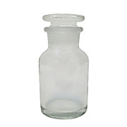 Storage bottle with glass stopper, Capacity 250 ml, Colorless