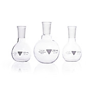 ValueWare® Flat Bottom Flasks, Short Neck, Full-Length