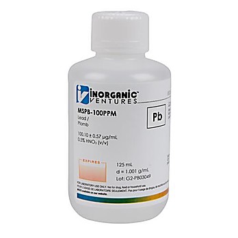 100 ppm Lead for ICP-MS