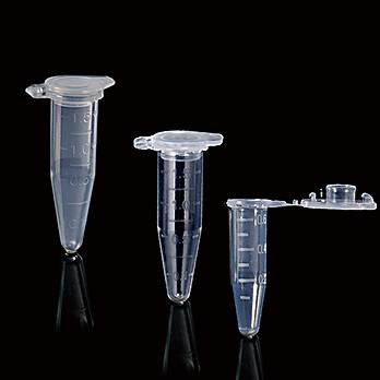Biologix 1.5ml clear polypropylene non-sterile (rnase & dnase free) conical bottom microcentrifuge tubes with attached flat caps