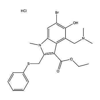 Arbidol HCl, 10mM (in 1mL DMSO)