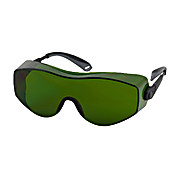 OverSite OTG (OVER THE GLASS) Rimless Safety Glasses with Black / Gray Temple, IR Filter Shade 3.0 Lens and Anti-Scratch Coating 12/BX