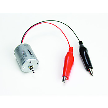 Miniature DC Motor, with Alligator Leads