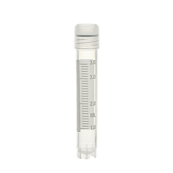4ml External Thread, Freestanding Cryovial, Sterile, Silicone Seal