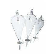 Globe Style Separation Funnels with Glass Stopper and Stopcock