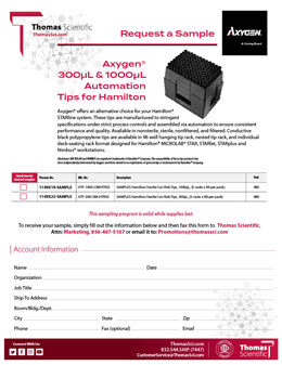 Axygen® 300µL & 1000µL Automation Tips for Hamilton