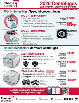 2026 Centrifuges - Lab Favorites, Promos, and Bundles