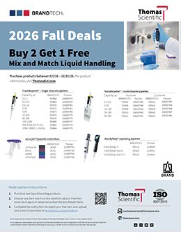Buy 2 Get 1 Free Mix and Match Liquid Handling