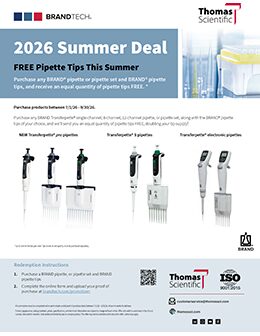 FREE Pipette Tips This Summer