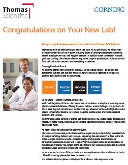 Corning New Lab Startup Kit and New Lab Startup Program
