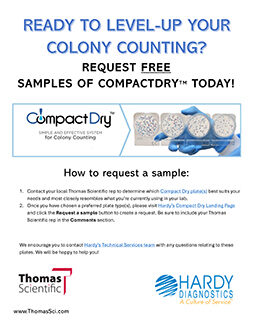 Request a Free Sample of CompactDry Today