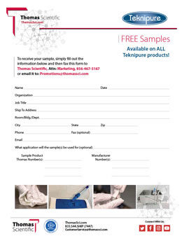 Innovative Contamination Solutions -  FREE Samples on ALL Teknipure Products!