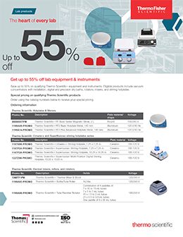 Get up to 55% off lab equipment & instruments