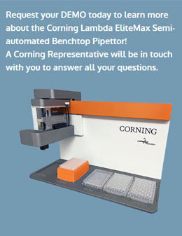 Corning® Lambda™ EliteMax Semi-Automated Benchtop Pipettor Demo