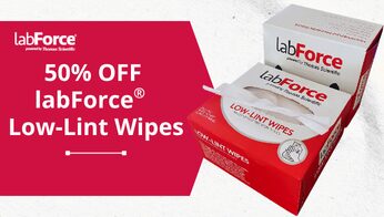 labforce 50% off low lint wipes