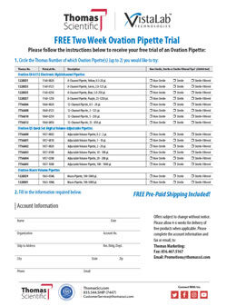 Vistalab Technologies Ovation Pipettes